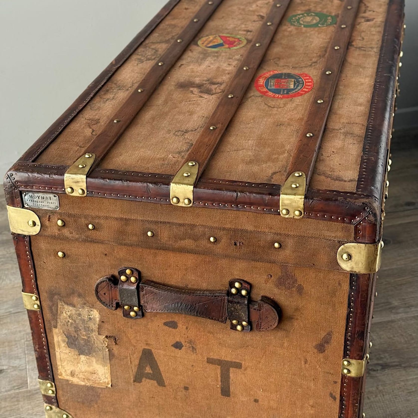 Vintage Moynat Trunk gallery detail image
