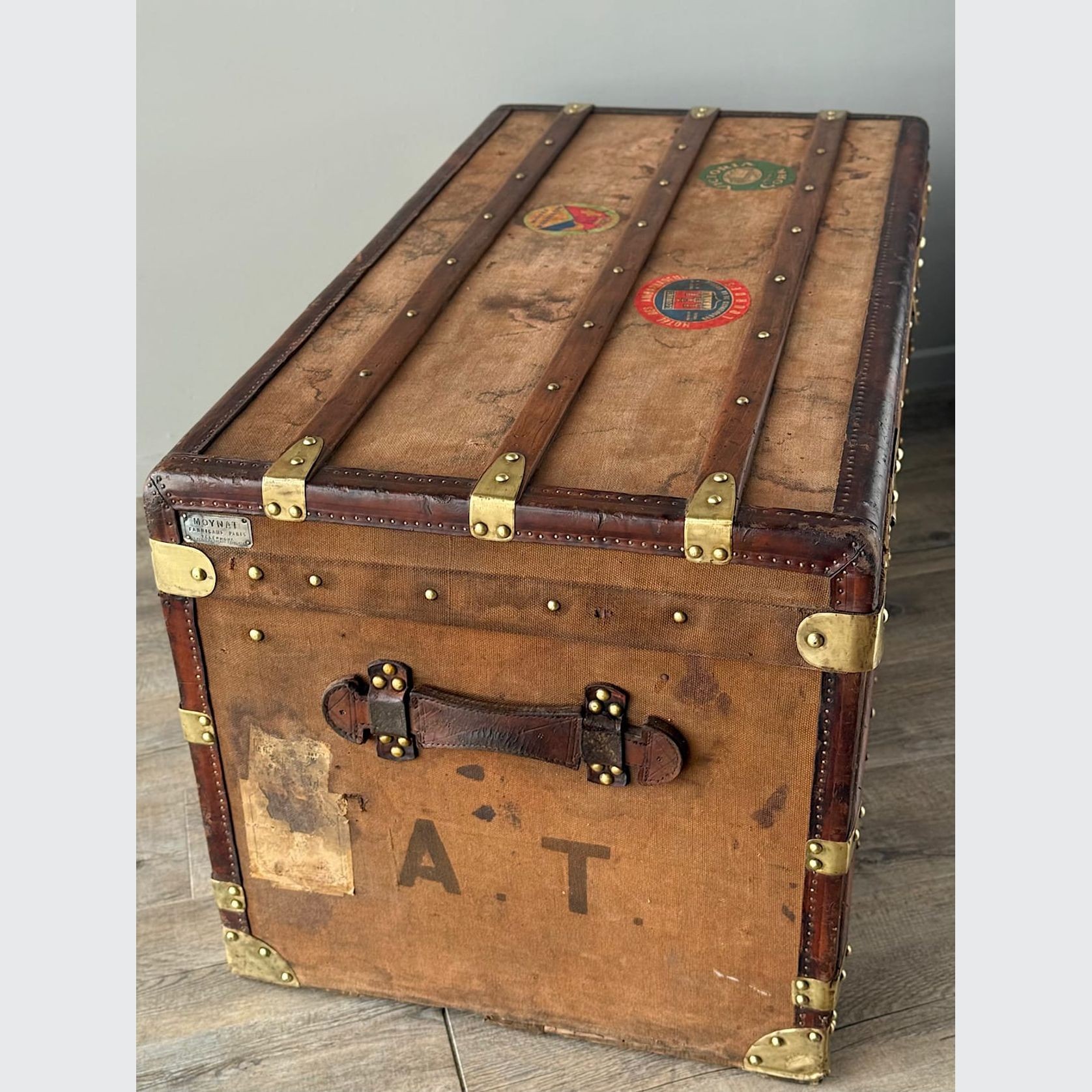 Vintage Moynat Trunk gallery detail image