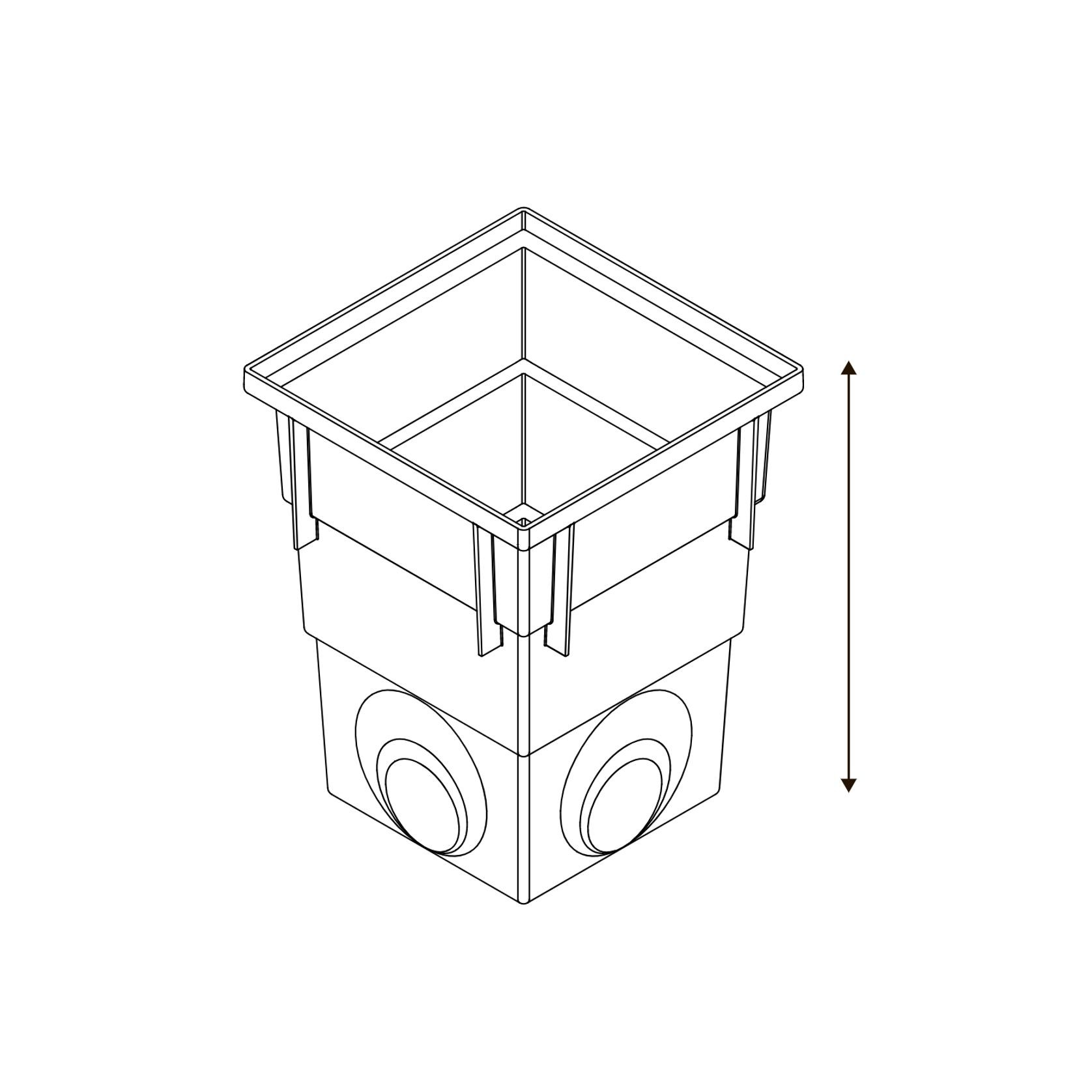 Series 300 Deep Pit with Terracotta Aluminium Grate gallery detail image