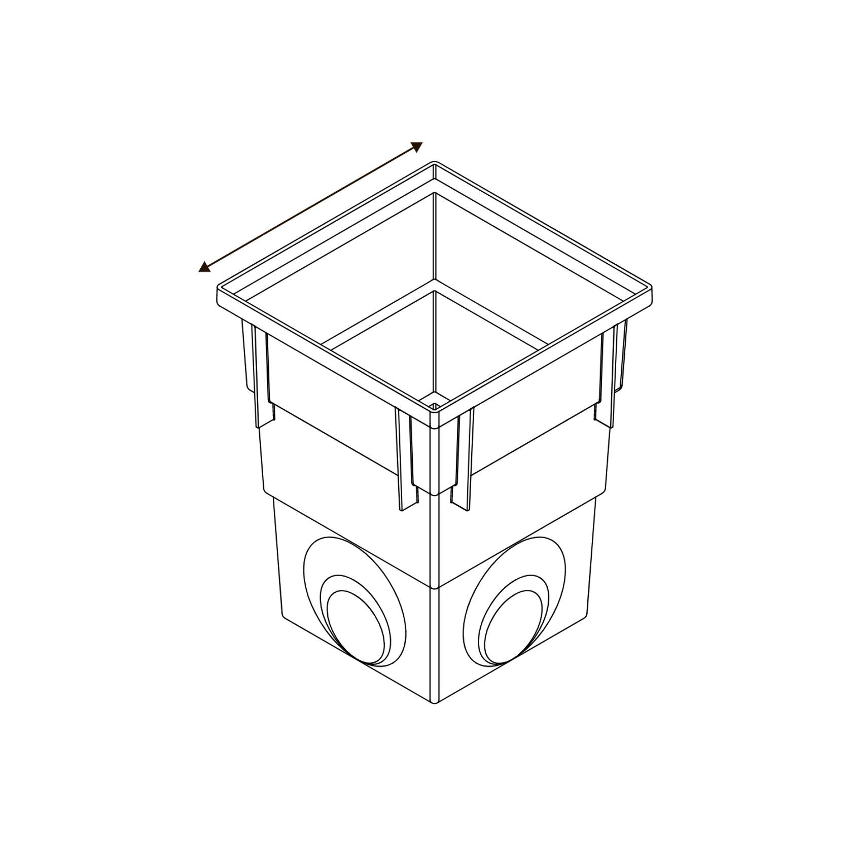 Series 300 Deep Pit with Terracotta Aluminium Grate gallery detail image