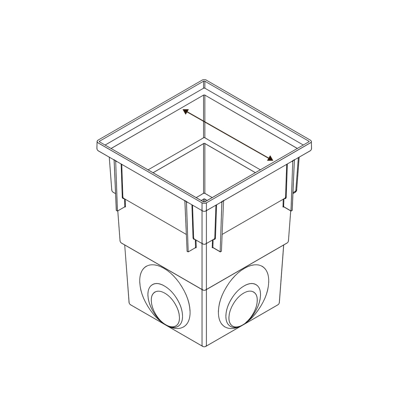 Series 300 Deep Pit with Terracotta Aluminium Grate gallery detail image