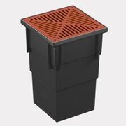 Series 300 Deep Pit with Terracotta Aluminium Grate gallery detail image