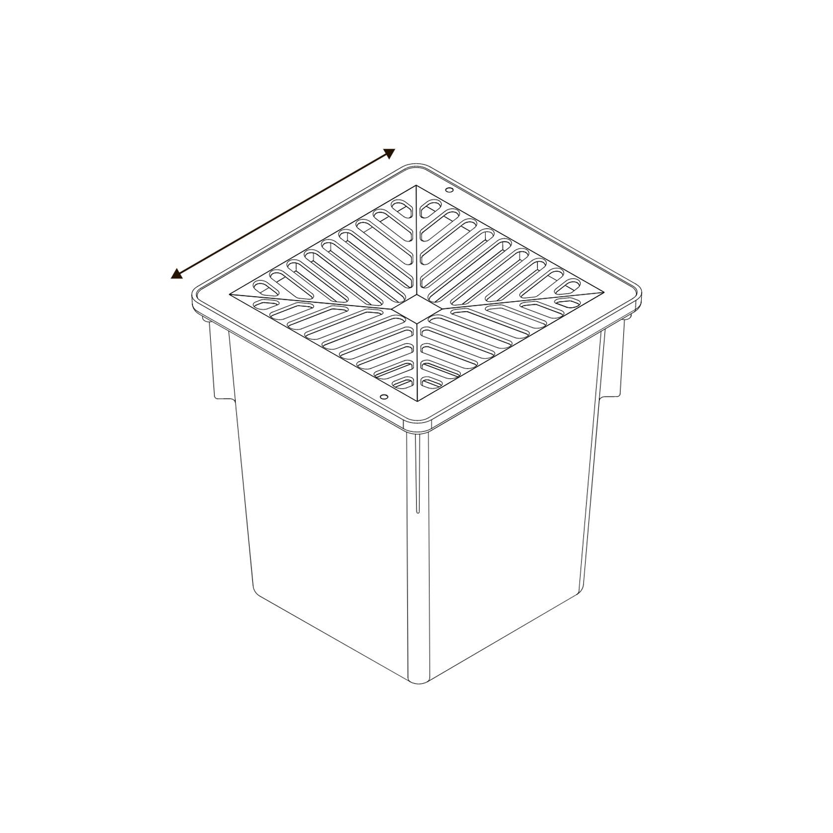 Series 300 Pit with Ductile Iron Class C Civil Grate gallery detail image