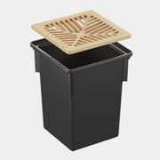 Series 250 Pit with Sandstone Aluminium Concave Grate gallery detail image