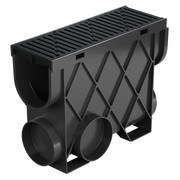 Storm Drain™ Slimline Pit with Black Heel Guard Grate gallery detail image