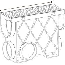 Storm Drain™ Slimline Pit with Black Heel Guard Grate gallery detail image