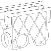 Storm Drain™ Slimline Pit with Black Heel Guard Grate gallery detail image