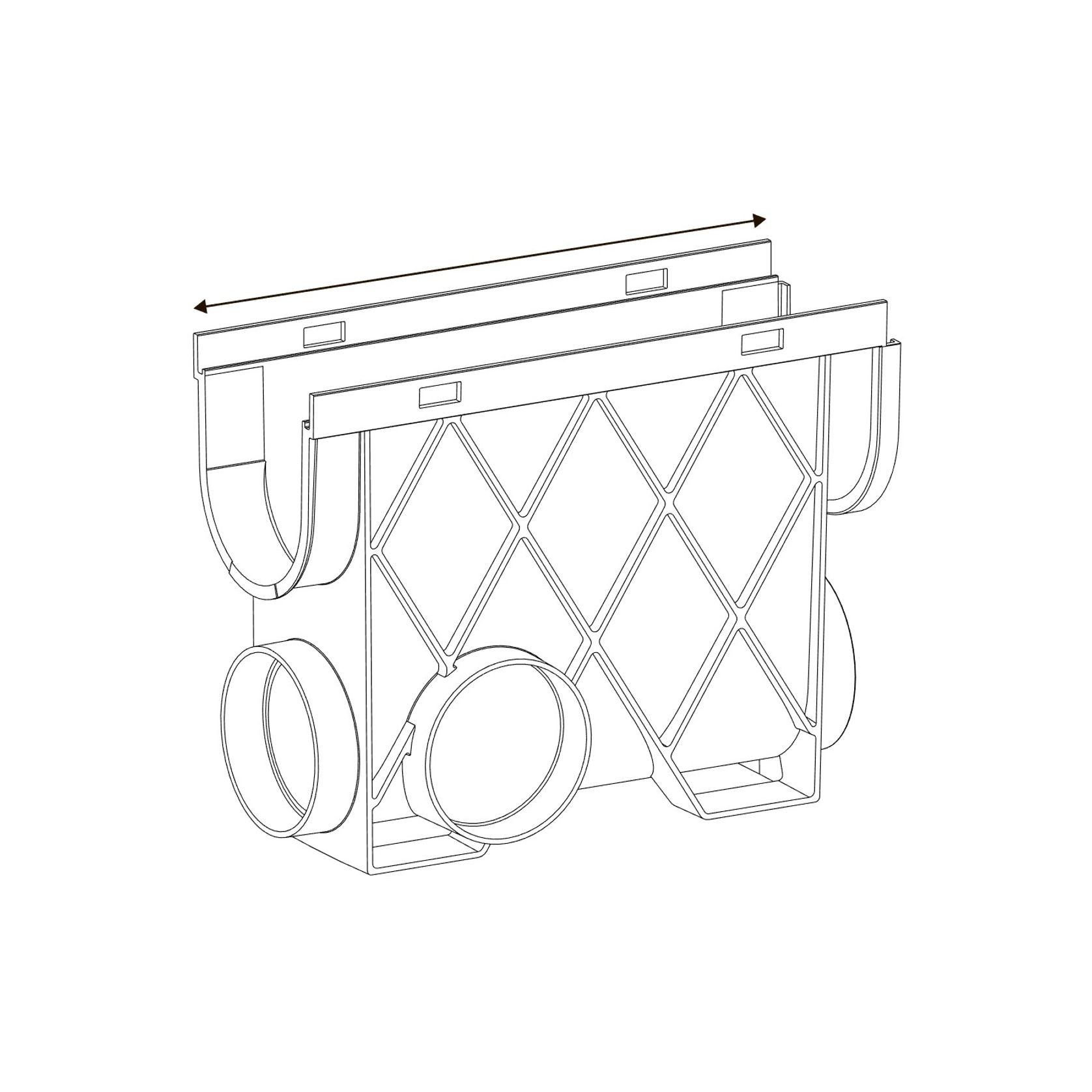 Storm Drain™ Slimline Pit with 316 Architectural Grate gallery detail image