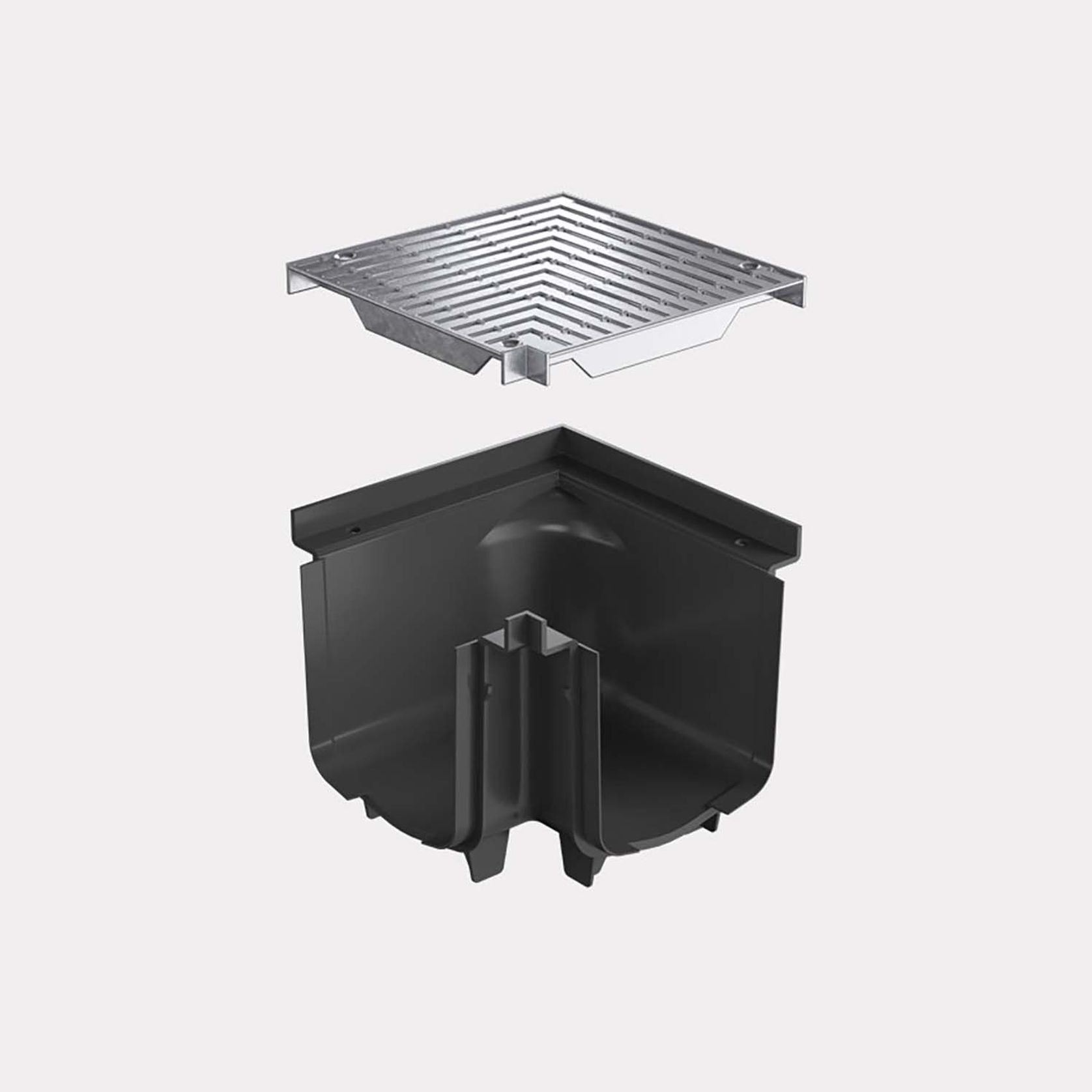 Storm Master® Anti Slip Heel Guard Galvanised Grate gallery detail image