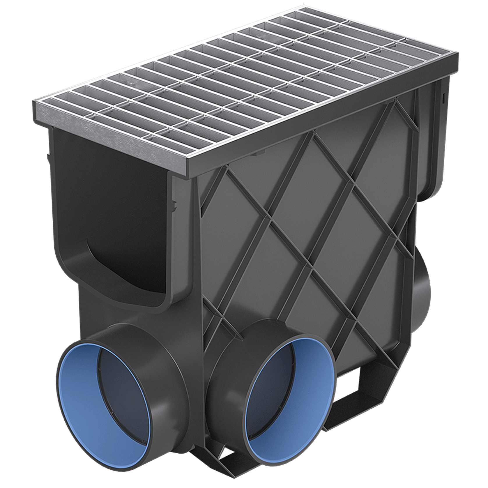 Storm Master® Inline Pit with Galvanised Steel Grate gallery detail image