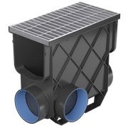 Storm Master® Inline Pit with Galvanised Steel Grate gallery detail image