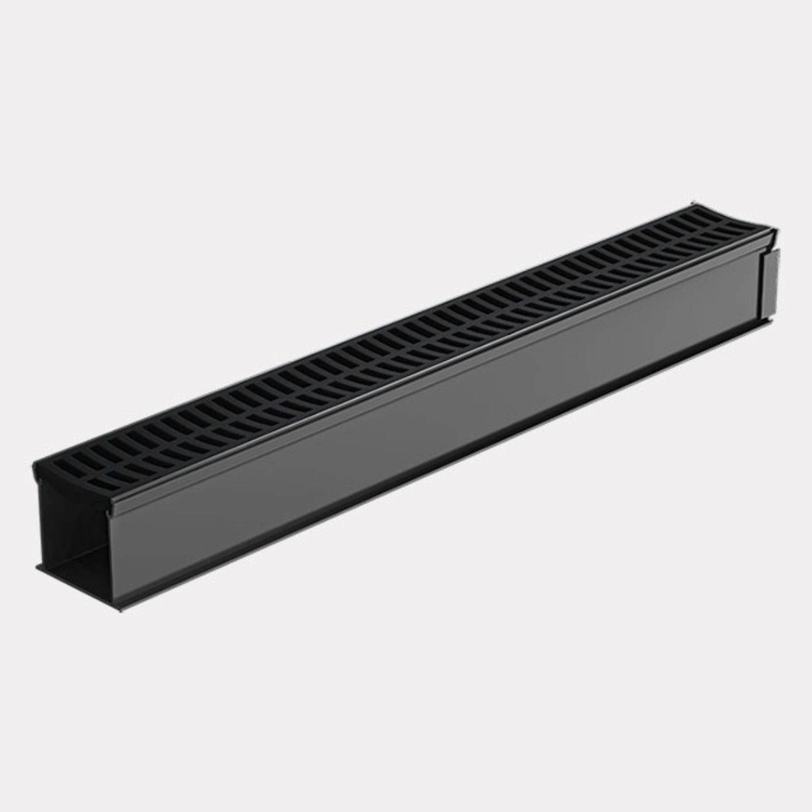 Rain Drain™ Trade – 1m w/ Black Plastic Grate & Joiner gallery detail image