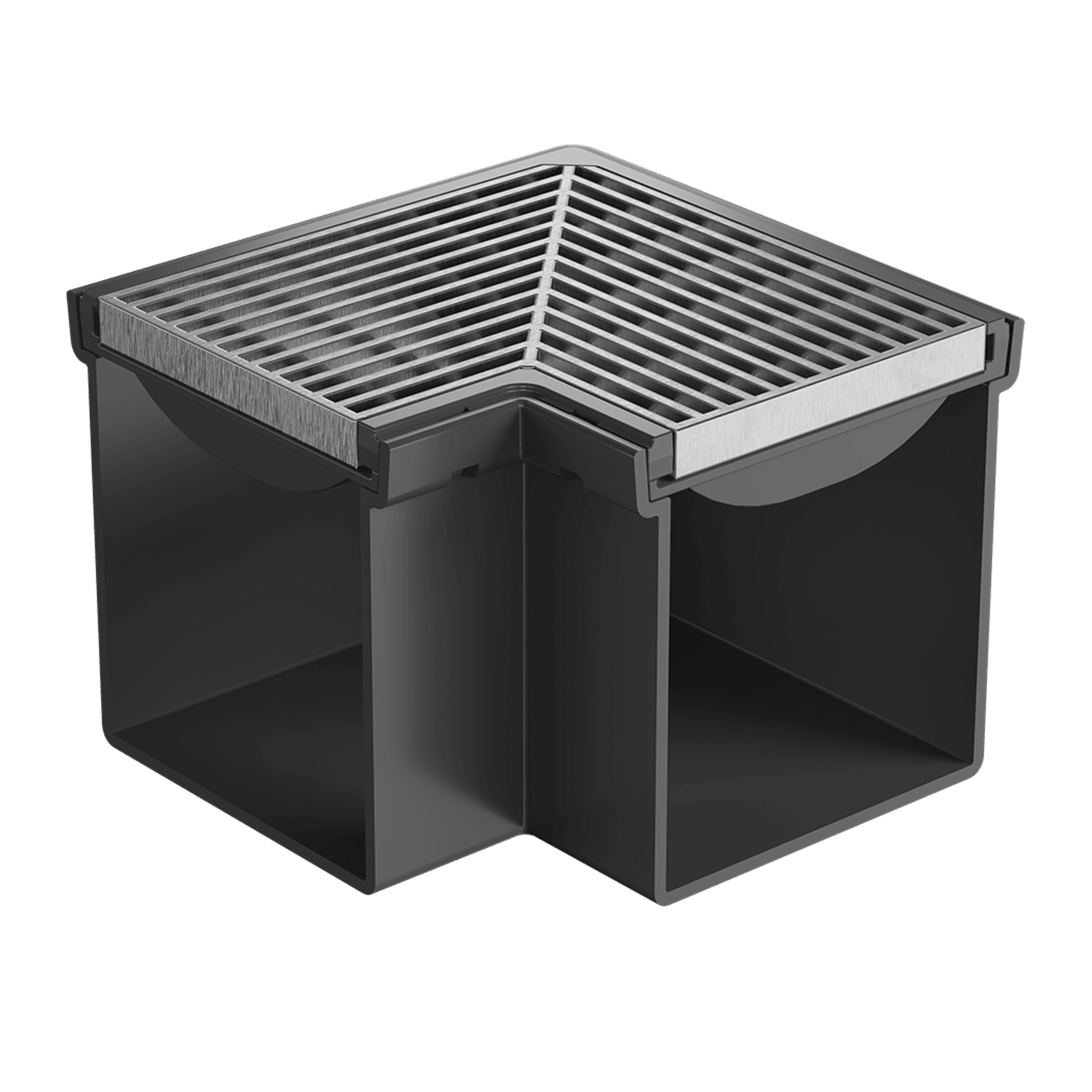Rain Drain™ Trade – Corner with 316 Architectural Grate gallery detail image