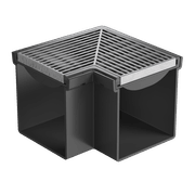 Rain Drain™ Trade – Corner with 316 Architectural Grate gallery detail image