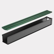 Rain Drain™ Trade – 1m w/ Green Plastic Grate & Joiner gallery detail image