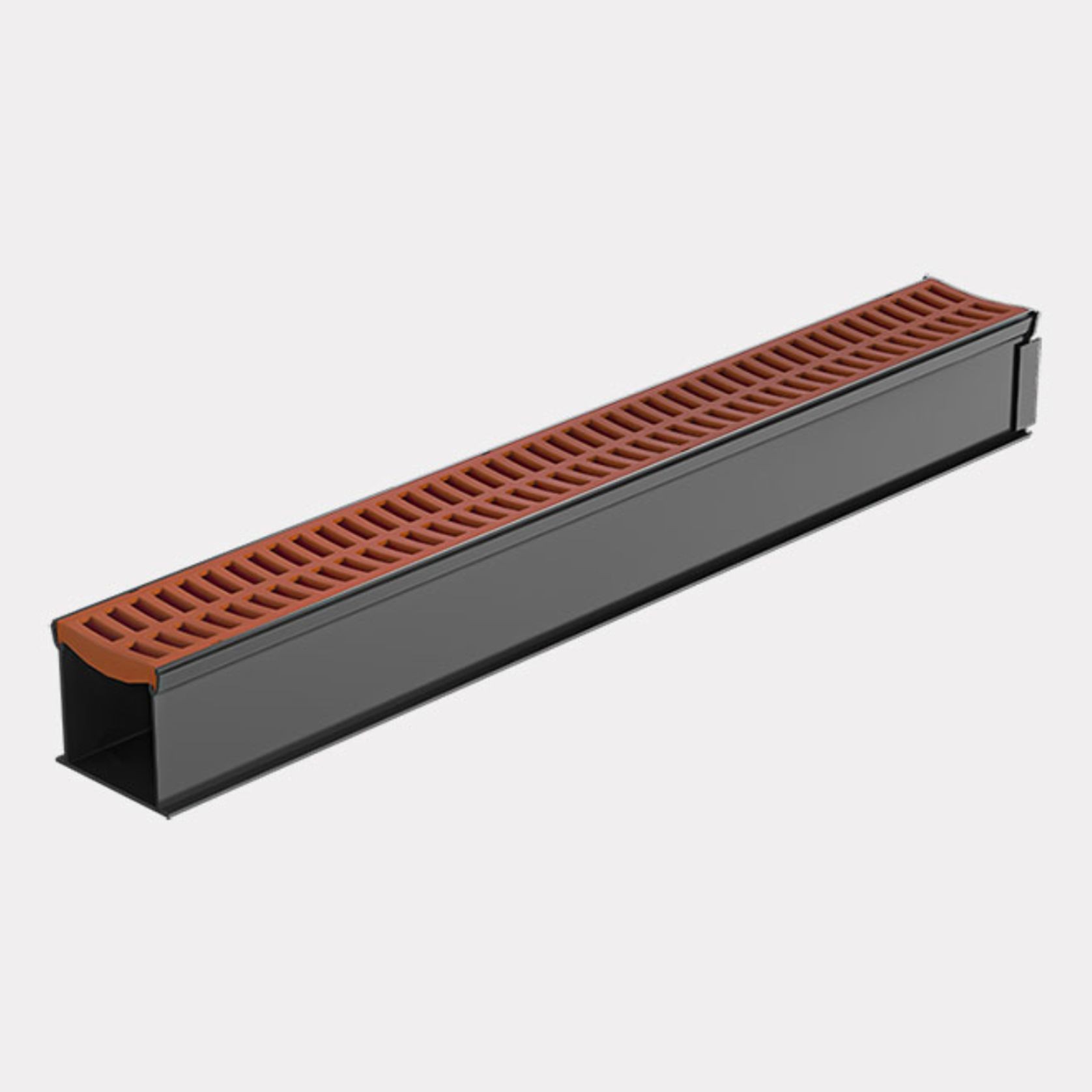 Rain Drain™ Trade – 1m w/ Terracotta Grate & Joiner gallery detail image