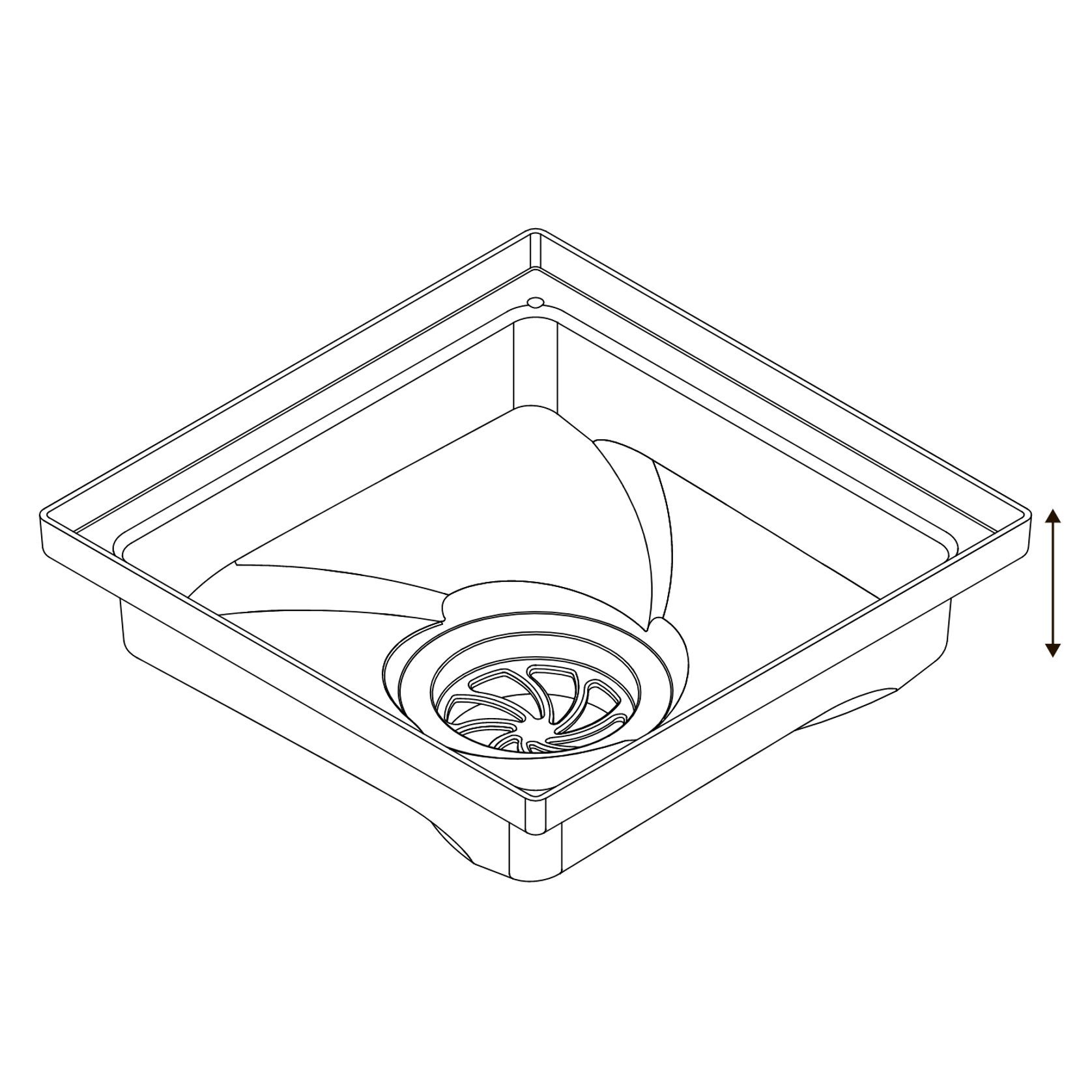 Uni-Pit Vortex 200 with Flat Terracotta Aluminium Grate gallery detail image