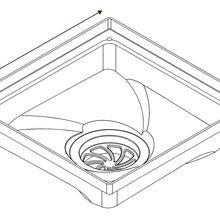 Uni-Pit Vortex 200 with Flat Terracotta Aluminium Grate gallery detail image