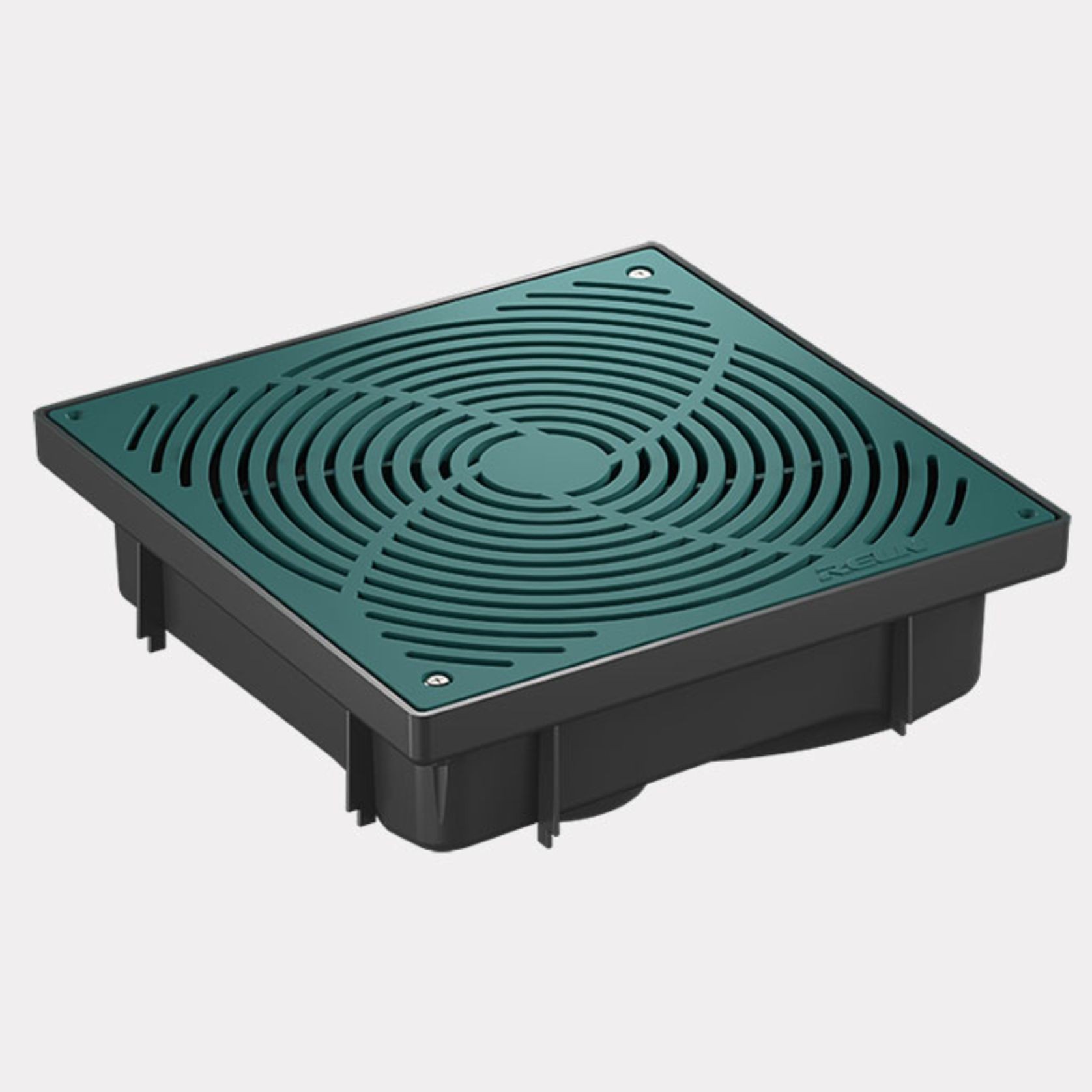 Uni-Pit Vortex 300 with Green Plastic Swirl Grate gallery detail image