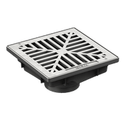 Uni-Pit Vortex 200 with Flat Plain Aluminium Grate gallery detail image