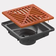 Uni-Pit Vortex 200 with Flat Terracotta Aluminium Grate gallery detail image