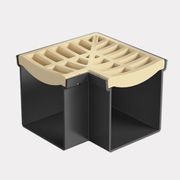 Rain Drain™ Trade – Corner with Sandstone Plastic Grate gallery detail image