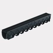 Storm Drain™ – 1m complete with Black Plastic Grate gallery detail image
