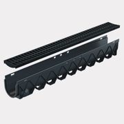 Storm Drain™ – 1m complete with Black Plastic Grate gallery detail image