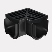 Storm Drain™ – Corner with Black Plastic Grate gallery detail image