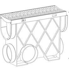 Storm Drain™ – Slimline Pit with Grey Plastic Grate gallery detail image