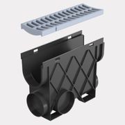 Storm Drain™ – Slimline Pit with Grey Plastic Grate gallery detail image