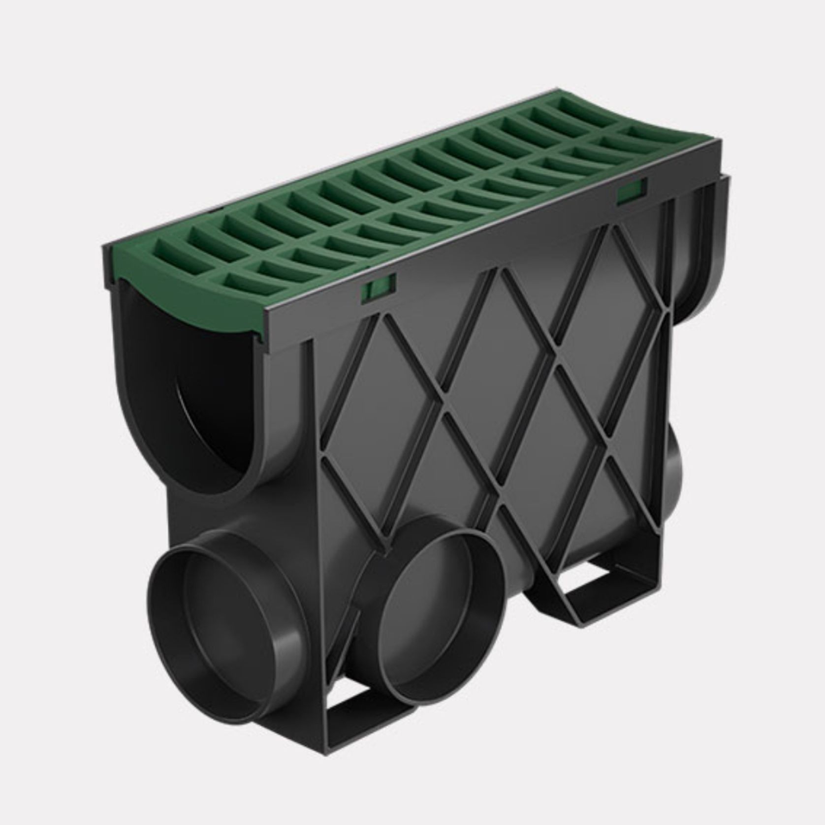 Storm Drain™ – Slimline Pit with Green Plastic Grate gallery detail image