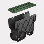 Storm Drain™ – Slimline Pit with Green Plastic Grate gallery detail image