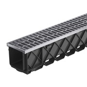 Storm Drain™ Pro – 1m with Class B Galvanised Grate gallery detail image