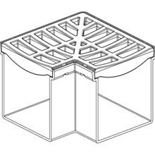 Rain Drain™ Trade – Corner with Black Plastic Grate gallery detail image