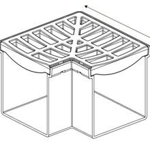 Rain Drain™ Trade – Corner with Black Plastic Grate gallery detail image