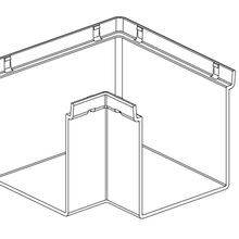 Rain Drain™ Trade – Corner with Grey Plastic Grate gallery detail image