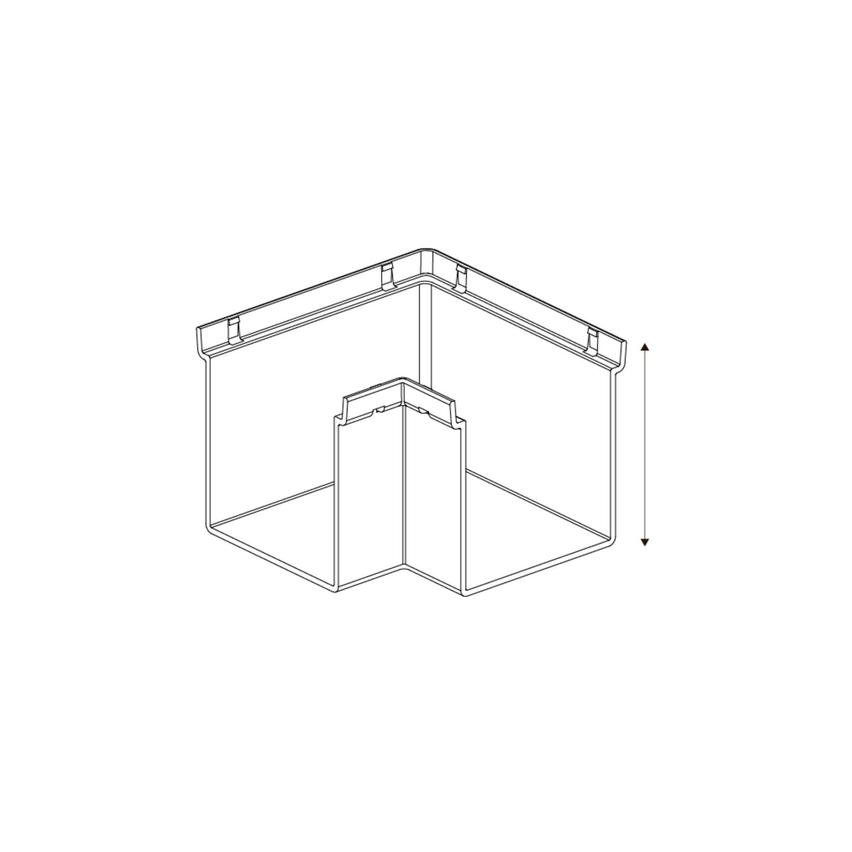 Rain Drain™ Trade – Corner w/ Terracotta Plastic Grate gallery detail image