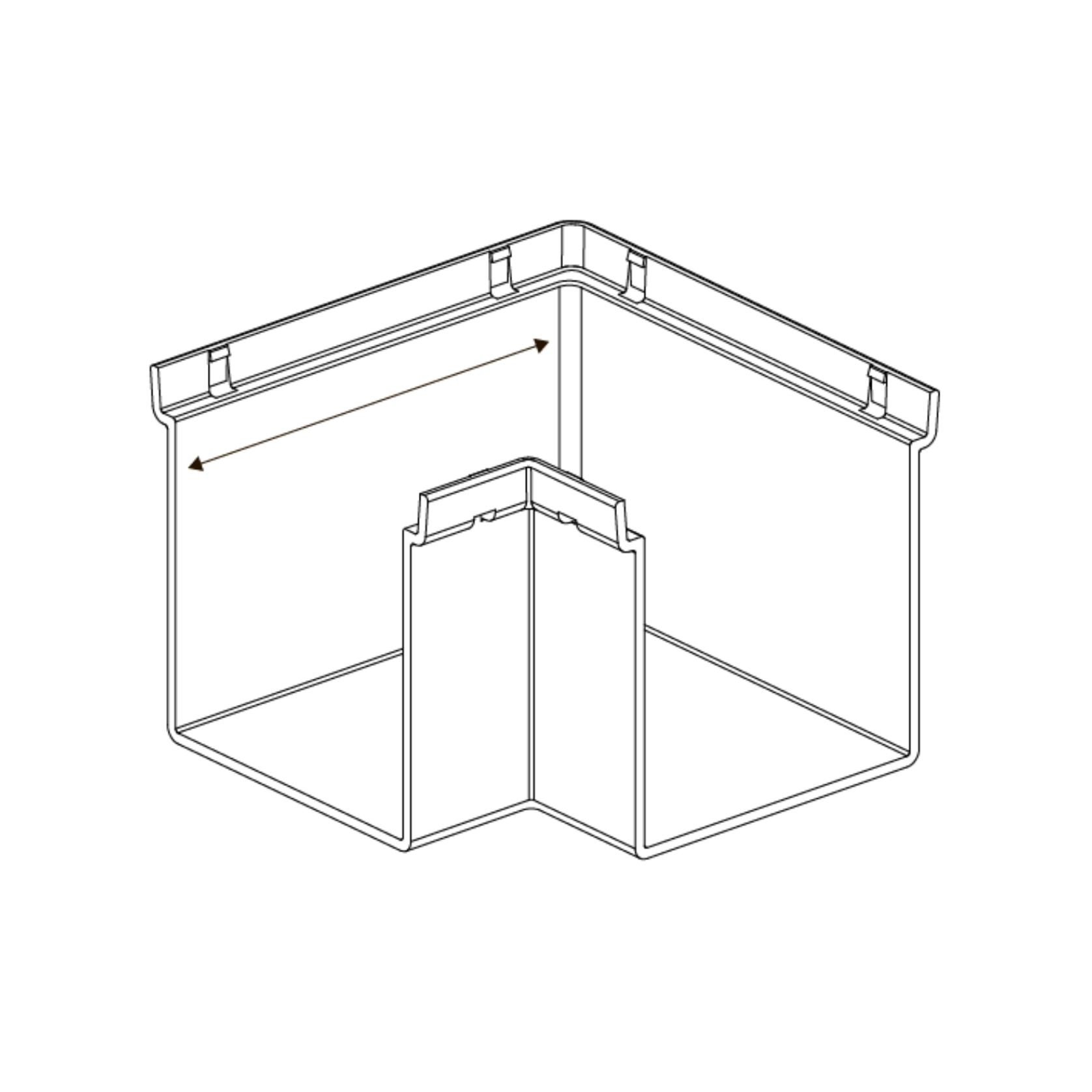 Rain Drain™ Trade – Corner with Galvanised Steel Grate gallery detail image