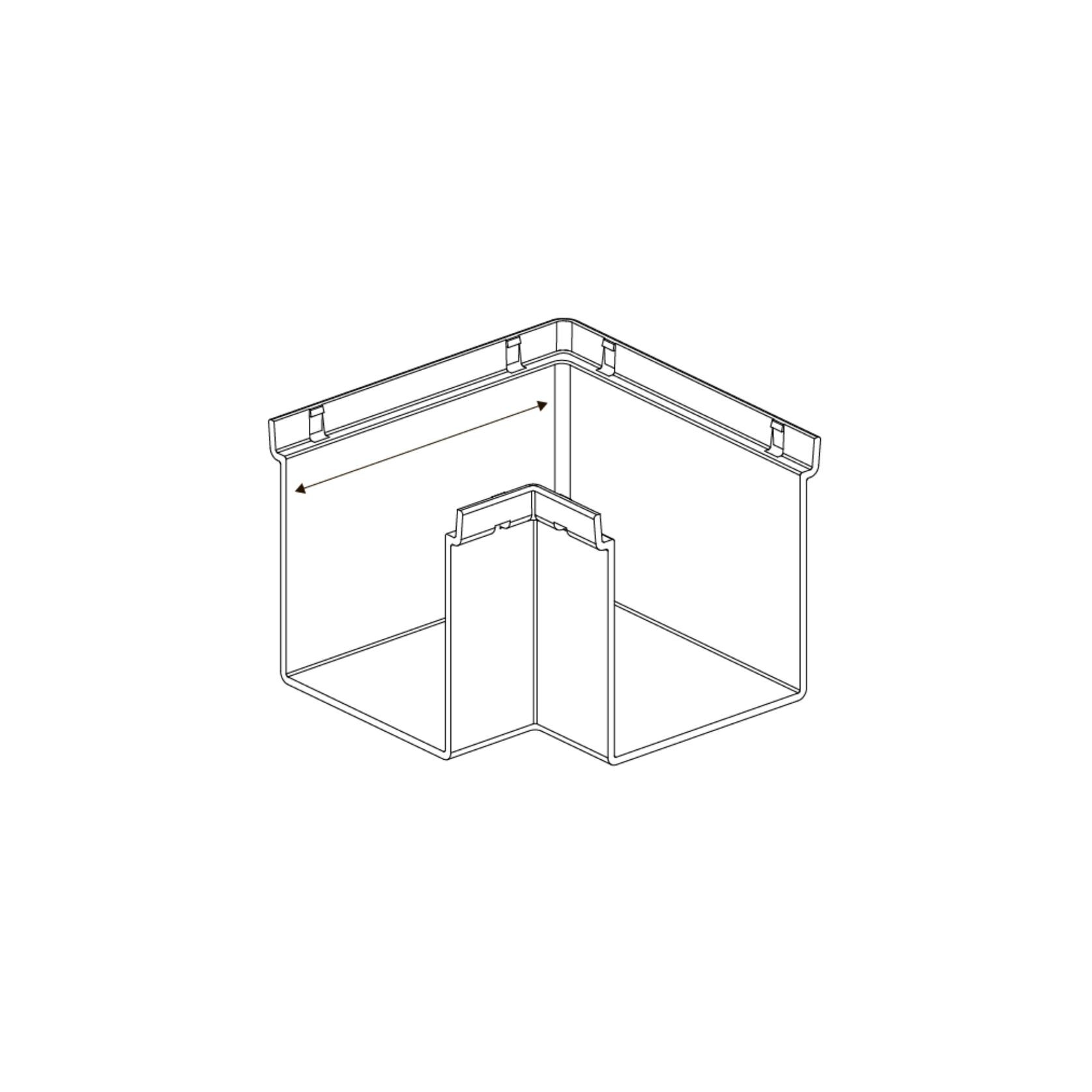 Rain Drain™ Trade – Corner with Black Plastic Grate gallery detail image