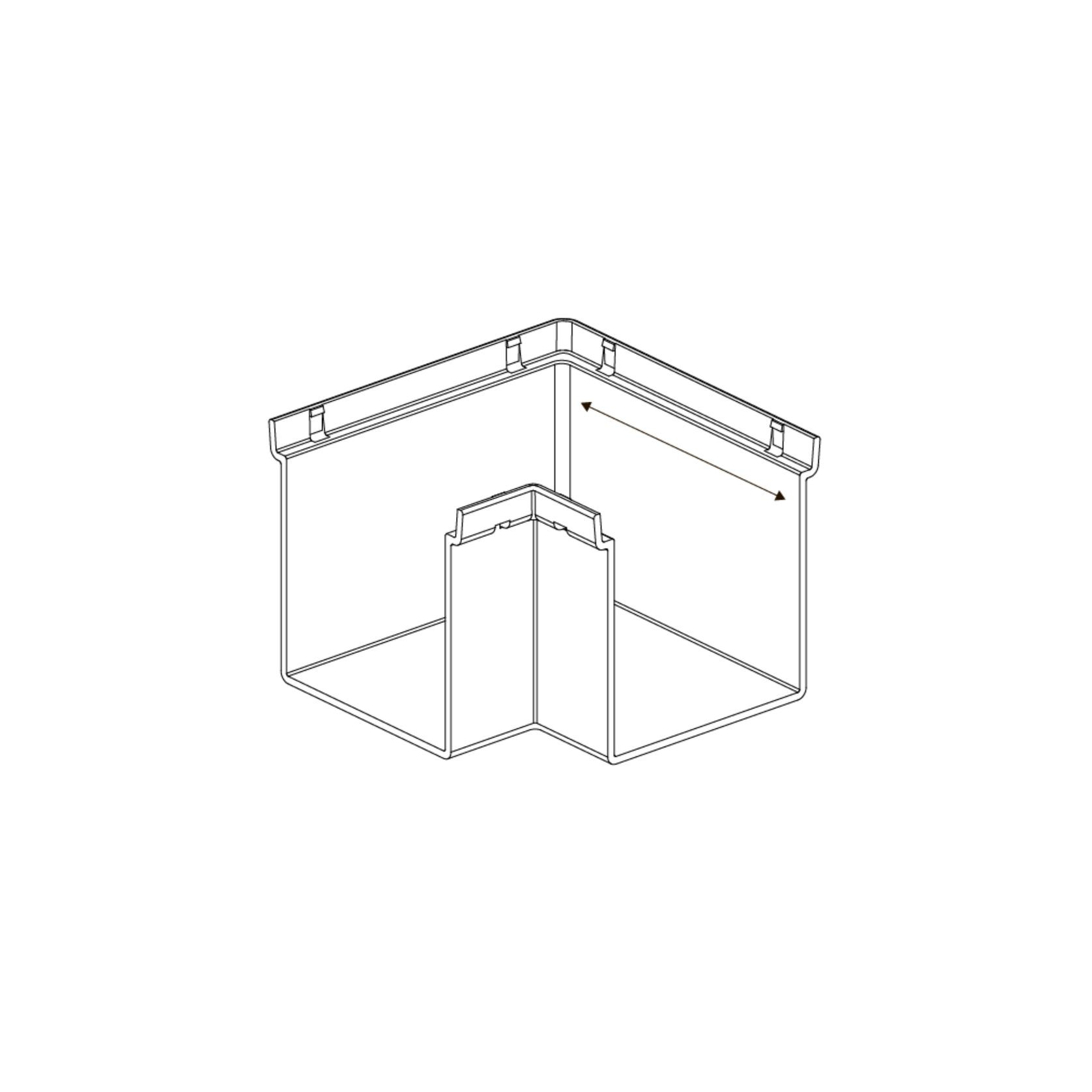 Rain Drain™ Trade – Corner with Black Plastic Grate gallery detail image
