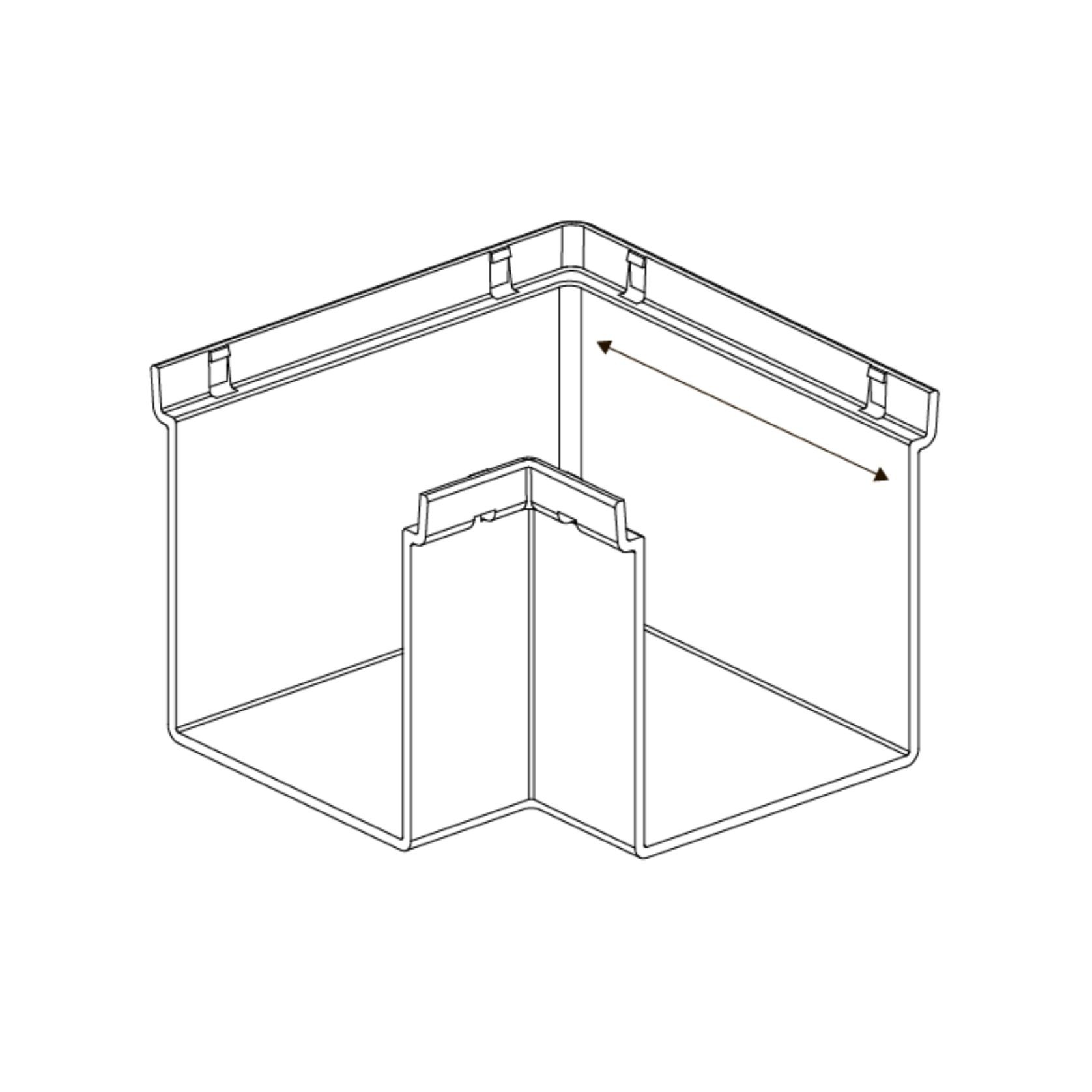 Rain Drain™ Trade – Corner with Black Plastic Grate gallery detail image