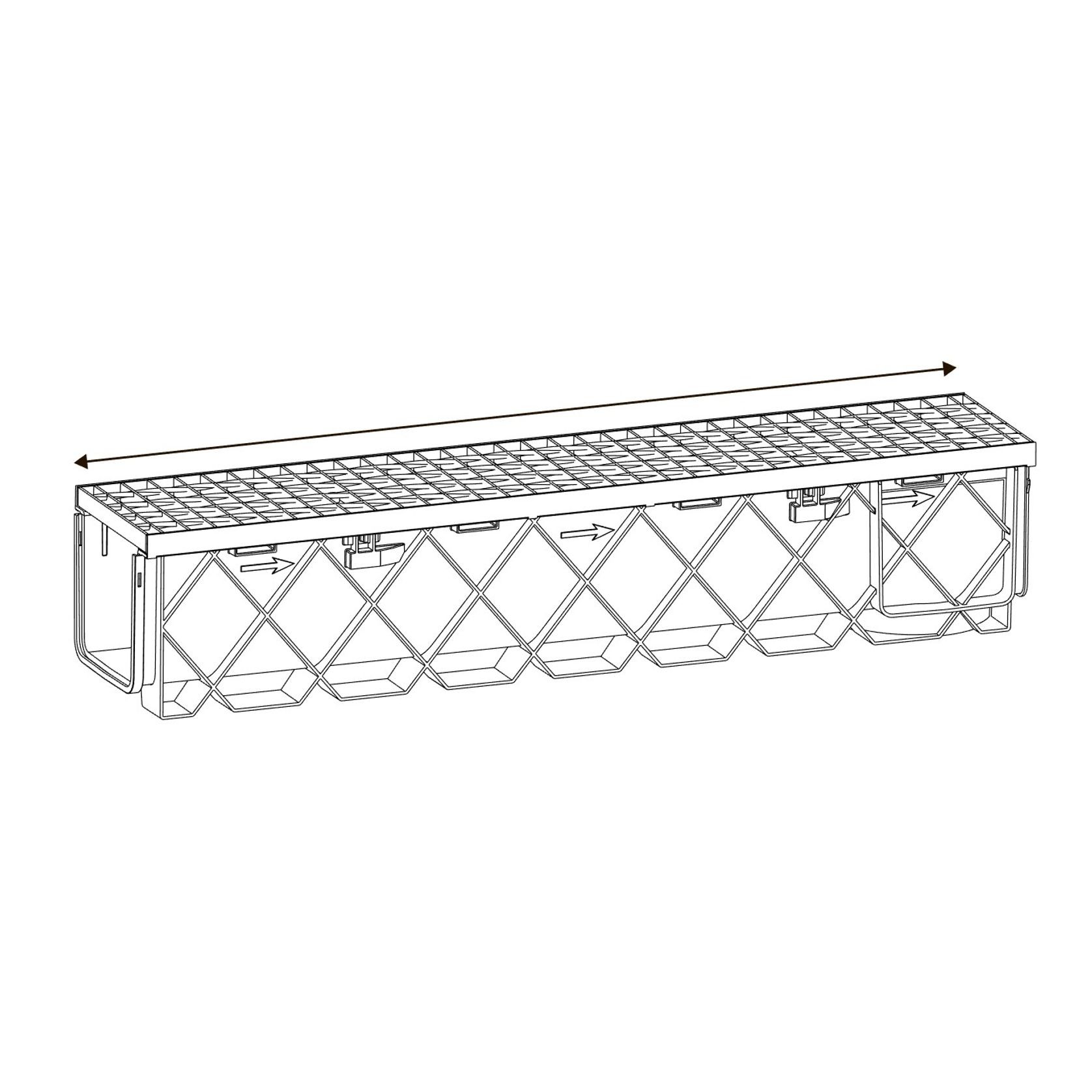 Storm Drain™ Pro – Class B Heelguard Galvanised Grate gallery detail image