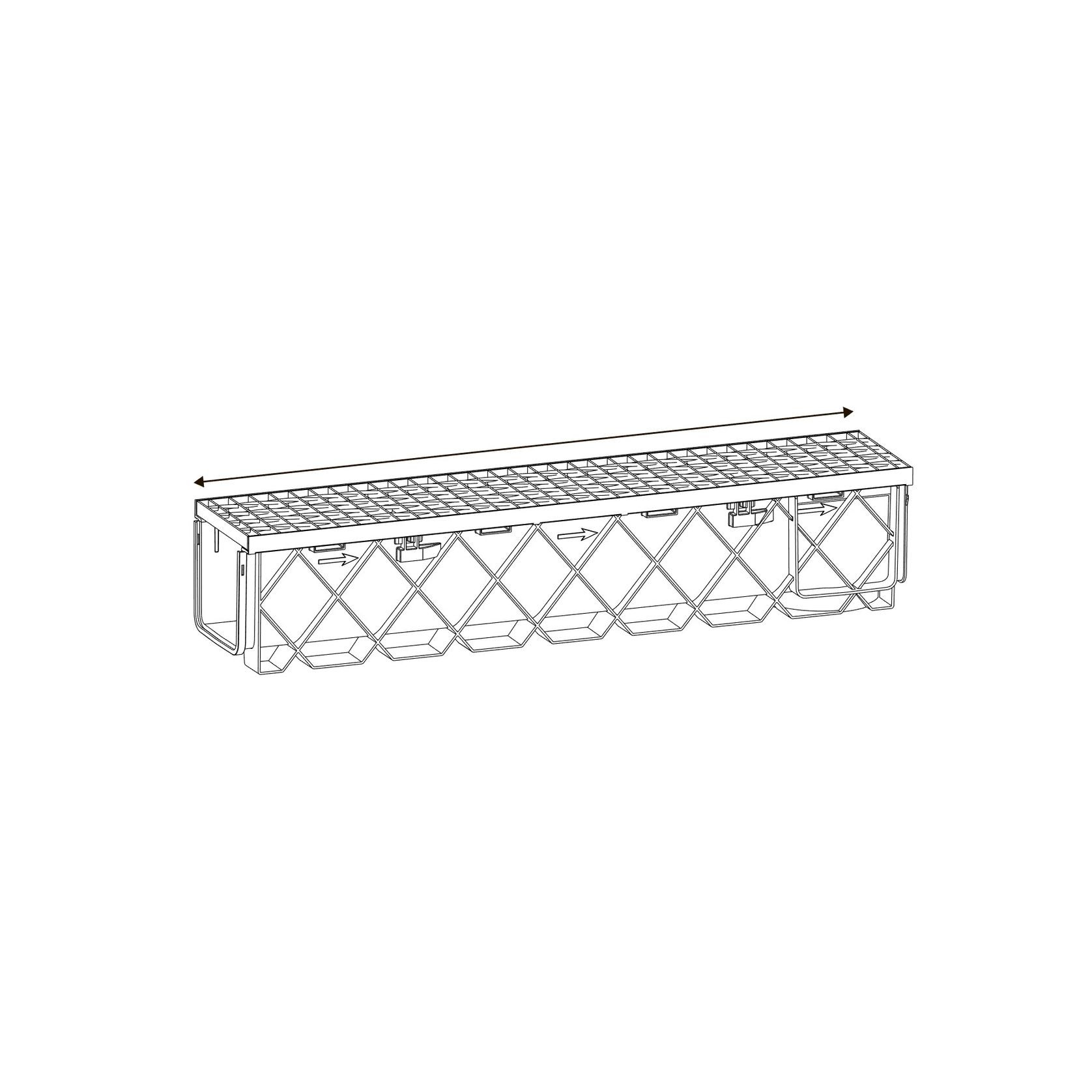 Storm Drain™ Pro – 1m with Class B Galvanised Grate gallery detail image