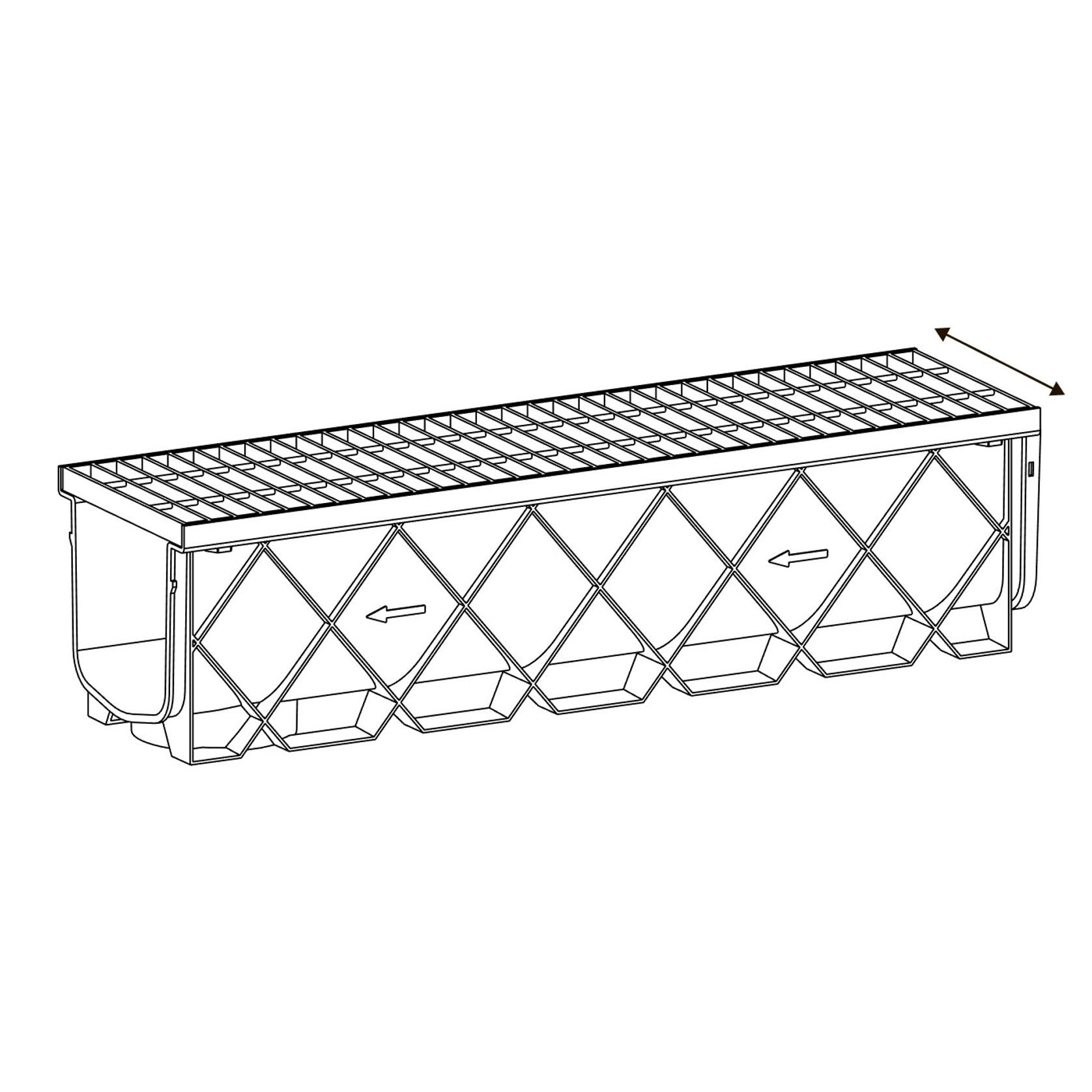 Storm Master® – 1m with Galvanised Steel Class B Grate gallery detail image
