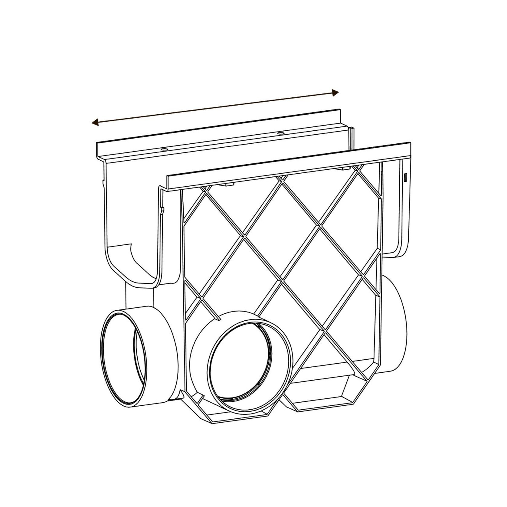 Storm Master®Inline Pit with Anti Slip Heel Guard Grate gallery detail image