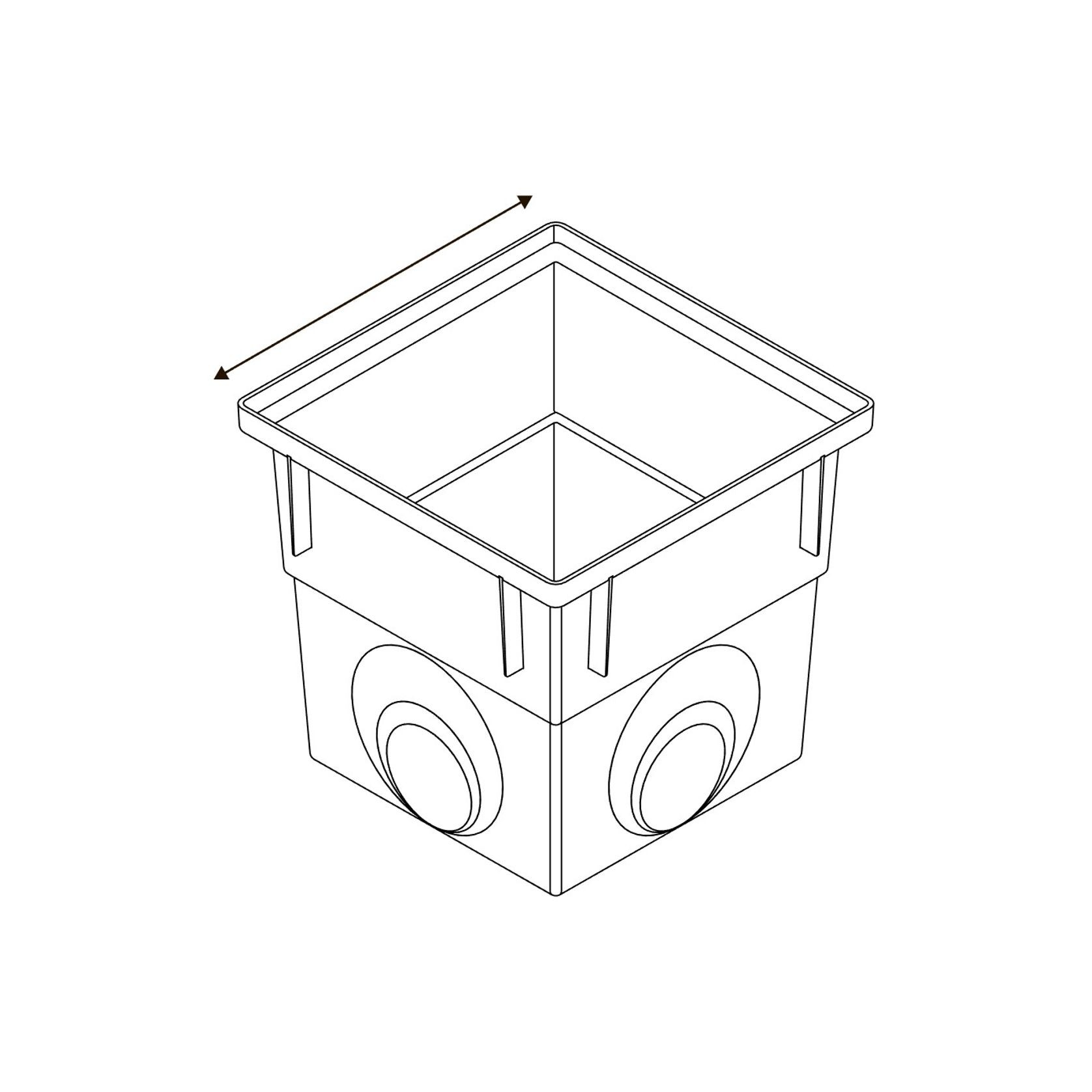 Series 300 Pit complete with Plain Aluminium Grate gallery detail image