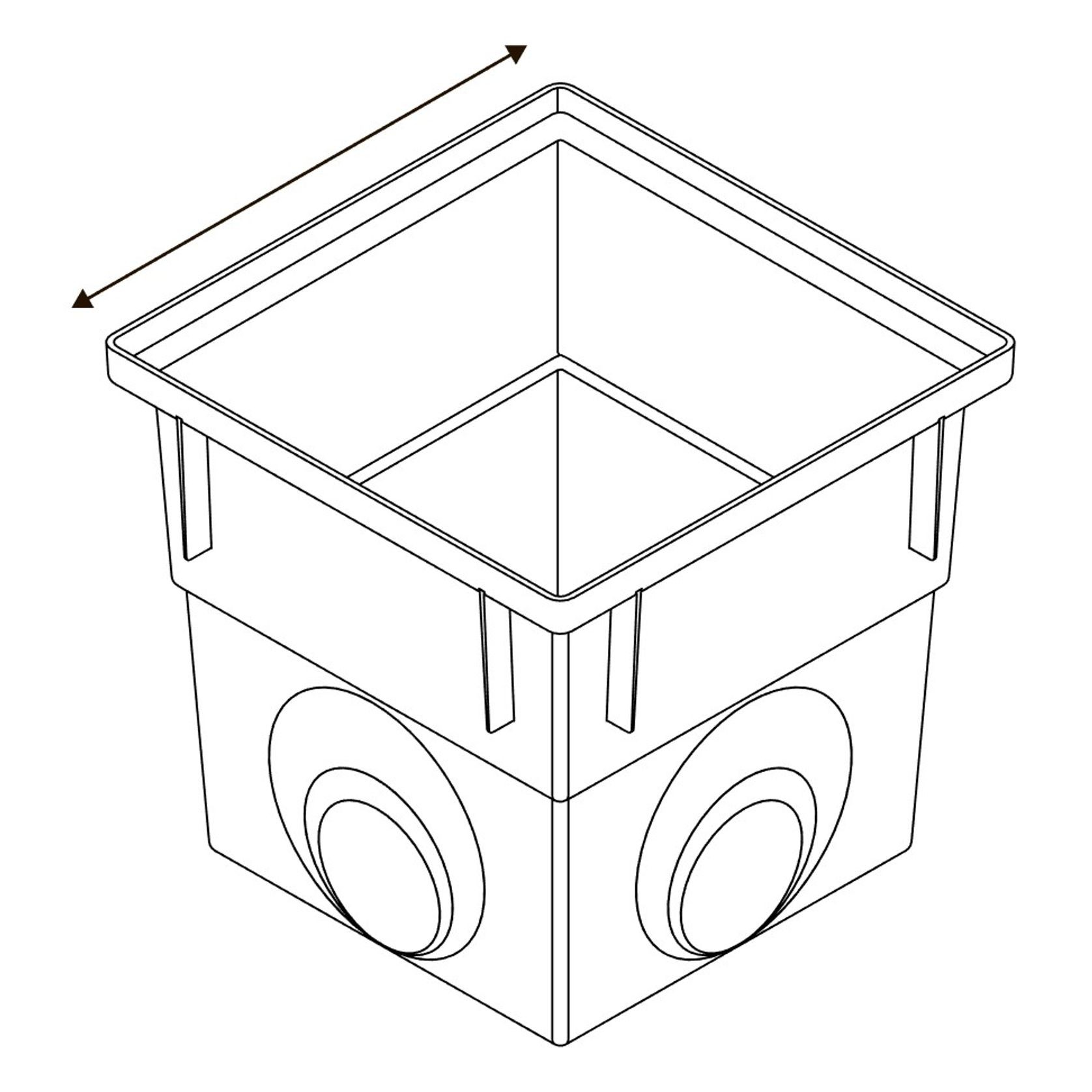 Series 300 Pit complete with Plain Aluminium Grate gallery detail image