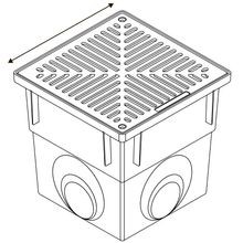 Series 300 Pit with Heel Guard Galvanised Steel Grate gallery detail image