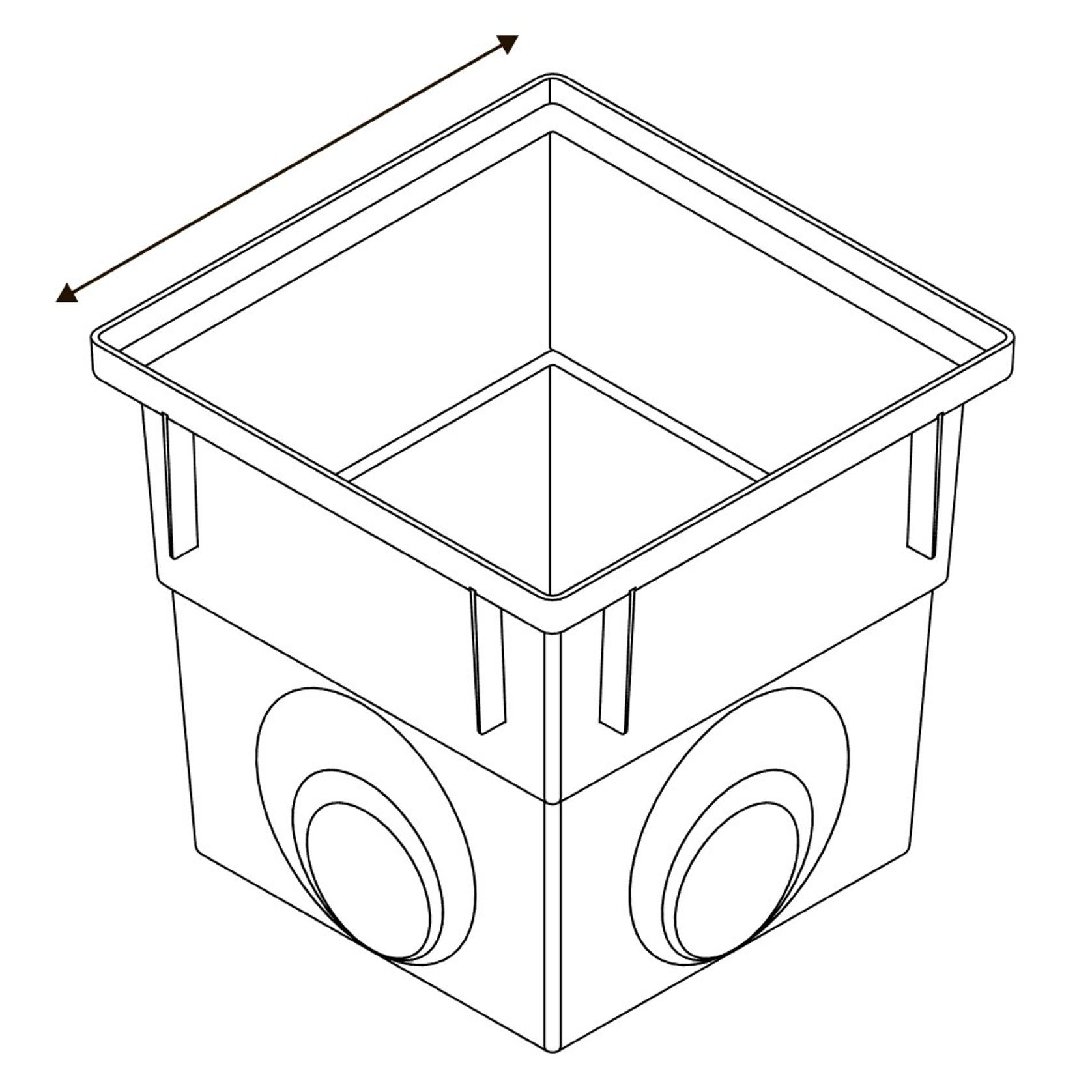 Series 300 Pit complete with Plain Aluminium Grate gallery detail image
